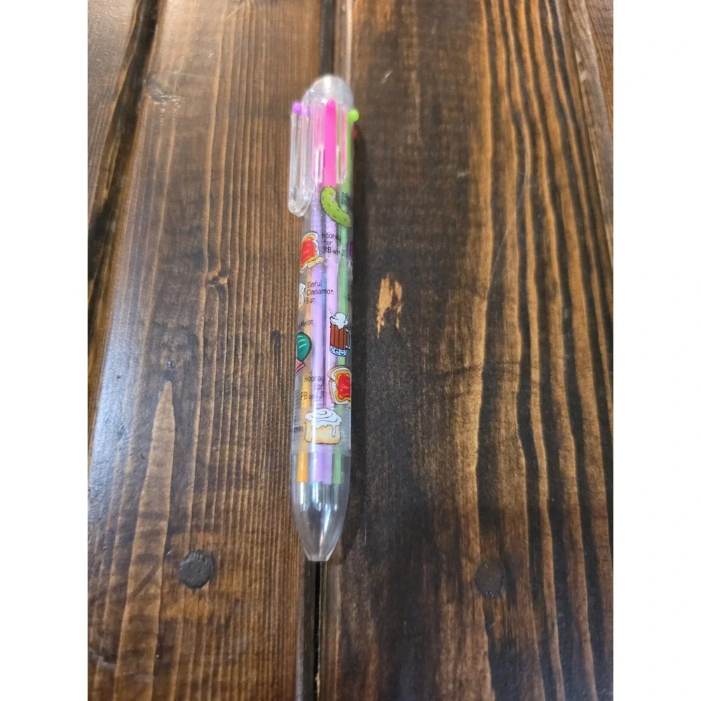 Vintage Style Scratch and Sniff Multicolor Ink Pen Fruity Scents CUTE!‎